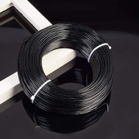 1 x RAW Customer Returns NBEADS 100m 1.5mm Aluminum Wire, Black Aluminum Craft Wire Modelling Wire for Jewelry Crafts, Modelling, Fittings and Sculptures - RRP €18.14