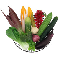 1 x RAW Customer Returns Meiwlong 12 PCS Artificial Fake Realistic Vegetables Faux Lifelike Plastic Photography Props Fruits Model Decoration Household Party Festival - RRP €29.59