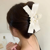 24 x Brand New WLLHYF Bow Hair Clip Bow Hair Clip Non-Slip Large Hair Clip Bow Hair Accessories Hairpins Party Christmas Hair Accessories for Women Girls Thick Thin Hair Beige  - RRP €432.0