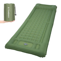 1 x RAW Customer Returns TOMSHOO Self-inflating Camping Mat, Inflatable Camping Mat with Foot Pump and Pillow, Ultralight Inflatable Mattress Inflatable Mattresses for Camping, Tent, Hiking, Travel - RRP €37.3