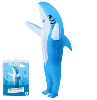 1 x RAW Customer Returns Inflatable shark costume Unusual costume in adult size Premium quality Made of very durable polyester - Comfortable to wear Includes inflation system OriginalCup  - RRP €36.99