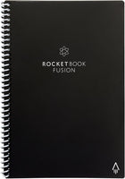 1 x RAW Customer Returns Rocketbook Fusion Reusable Digitally Connected Agenda and Notebook with Pen, Cloth and Application, Black, 7 Page Styles, A5 Size 15 cm x 22.4 cm, 42 Pages - RRP €34.52