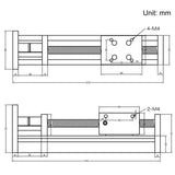 1 x RAW Customer Returns Befenybay 150mm Length Linear Stage Actuator with Square Linear Rails Ball Screw SFU1605 with NEMA17 Stepper Motor for DIY CNC Router Parts XY Z Axis - RRP €84.58