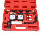 1 x RAW Customer Returns Cylinder Pressure Test Kit, Leak Tester with Gauge, 4 Piece Universal Car Vehicle Compression Pressure Tester Set, Leak Test Detector Set - RRP €40.49