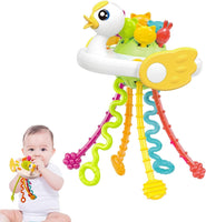 1 x RAW Customer Returns Baby toys from 6 months, Montessori toys from 1-3 years, boys girls motor skills toys for pulling string, gnawing, sensory skills, fine motor skills activity toys, learning games for babies and toddlers - RRP €11.78