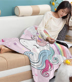 3 x Brand New PQCXXA Fleece Blanket for Kids Girls Unicorn Flannel Blanket Soft Flannel Blanket for Girls Gifts 150x200cm, Clouds  - RRP €68.4