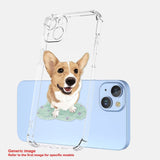 1 x RAW Customer Returns LACAE Transparent Case for Xiaomi 13 Lite, Colorful and Clear Soft TPU Phone Cover, Stylish Case with Cute Dog Decorated - RRP €20.4