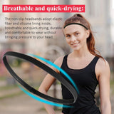 1 x Brand New Elastic non-slip sports headbands, 6pcs sports hair bands, sports headbands, mini sweatband, elastic hair bands, headband anti-slip, forehead sweatband hair bands, hair band sports - RRP €36.0