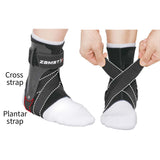 1 x RAW Customer Returns Zamst A2-DX Ankle Brace Adjustable to Prevent Sprains Left - M - Severe Grade III Sprains Chronic Instability - Ideal for Sports - Brace for Ankle Men Women - RRP €70.54