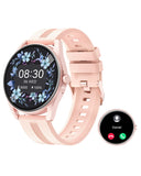 1 x RAW Customer Returns HUAKUA Smartwatch with telephone function, smartwatch for women and men with Bluetooth calls, fitness watch with SpO2 monitoring, heart rate monitor, sleep monitor, pedometer, calls, message reminder - RRP €39.99