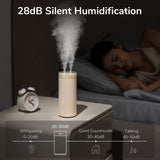 1 x RAW Customer Returns JISULIFE Humidifier, 4000mAh Portable Mini Humidifier, Personal Desktop Humidifier for Bedroom Quiet, Auto Shut-Off, Dual Mist Ports for Baby Travel Car-Brown - RRP €28.22