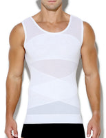 1 x RAW Customer Returns Casey Kevin Shapewear Undershirt Men, Tummy Control Undershirt Men, Compression Underwear Tank Top Men, Compression Shirt Men Body Shaper - RRP €32.99