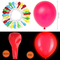 8 x Brand New Glowing Balloons, 20 Pcs LED Luminous Balloons, LED Glow in the Dark Balloons, LED Flashing Balloons, Luminous Balloon, LED Balloons Lights, for Wedding Decoration, Birthday, Party - RRP €75.84