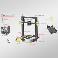 1 x RAW Customer Returns iMetrx 3D printer frame for self-project FDM 3D printer - RRP €57.97