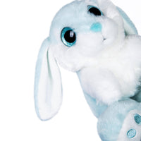 1 x RAW Customer Returns My OLi 8 Easter Bunny Plush Rabbit Floppy Ear Sitting Bunny Stuffed Toy Gray Easter Gifts for Babies Kids Boys Girls - RRP €17.14