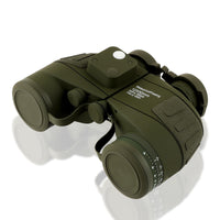 1 x RAW Customer Returns ToopMount Binoculars 10 50 Telescope Binoculars Green Wide Field of View Built-in Rangefinder and Compass with Nylon Storage Bag Travel Camping Sailing Boating Sports Hunting Fishing - RRP €134.75