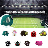 6 x Brand New INTVN 9 Pcs Animal Amortisseur Tennis Vibrations de la Raquette de Cadeau Accessoire de Tennis Anti Vibration Tennis,pour Les Joueurs,Style al atoire - RRP €187.2