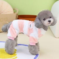 1 x Brand New Greyoe Dog Pajamas, Dog Clothing Accessories, Dog Bodysuit After Surgery, Flannel Dog Pajamas for Small and Medium Dogs Winter Clothes Leak-Proof Surgical One-Piece XXL, Pink  - RRP €20.4