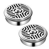 25 x Brand New Stainless steel holder for mosquito coils, 2Pcs mosquito coil holder box, mosquito coil holder with lid for home garden camping fishing travel outdoor - RRP €293.0