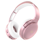 7 x RAW Customer Returns Falebare Wireless Bluetooth Headphones with Active Noise Cancelling - Up to 80 Hours of Battery Life and Fast Charging - with Microphone for Phone Calls, Bluetooth Headset, Lightweight, Comfortable and Foldable, Pink - RRP €212.24