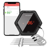 1 x RAW Customer Returns Inkbird IBT-6XS Grill Thermometer with 6 Probes, Magnetic BBQ Thermometer Bluetooth Meat Thermometer with 1000mAh Li-Battery, Roast Thermometer with 180 Degree Screen Display Rotation for BBQ, Oven - RRP €69.99