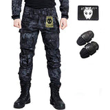 1 x RAW Customer Returns ATAIRSOFT WorldShopping4U men s combat suit trousers with knee pads MT - RRP €43.34