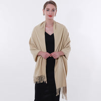 7 x Brand New SWAT PANY Scarf Beige Women s Scarf Wedding Scarves Scarves Winter Warm Shawls Pashmina Stole for Evening Dress - RRP €159.6