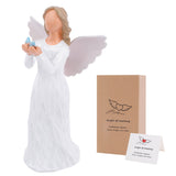 8 x Brand New ACTLATI Mourning Angel Figure Angel Sculpture with Cross Angel Gift to Show Love, Mourning, Remembrance - You Left us Beautiful Memories, You Love is still Our Guide - RRP €129.04