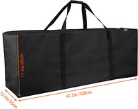 1 x RAW Customer Returns INFANZIA sports bag, black, 120cm - RRP €36.4