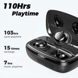 1 x RAW Customer Returns Tribit Bluetooth Headphones, In Ear Headphones Wireless Bluetooth 5.3, Touch Control Headphones with 4 Mic ENC Noise Reduction, IPX8 Water Protection, HiFi Stereo Earbuds for Work and Study, Black - RRP €49.99