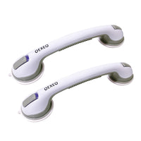 1 x RAW Customer Returns OEXEO 2 Pack 43cm Grab Bars for Bathroom, Shower Handle, Grab Bar for Bathtubs and Showers, Safety Handrail Support for Bathtub, Disabled, Elderly, Injuries, Children, Seniors - RRP €33.96