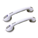 1 x RAW Customer Returns OEXEO 2 Pack 43cm Grab Bars for Bathroom, Shower Handle, Grab Bar for Bathtubs and Showers, Safety Handrail Support for Bathtub, Disabled, Elderly, Injuries, Children, Seniors - RRP €33.96