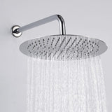 1 x RAW Customer Returns 12 inch 30 cm rain shower head stainless steel AISI304 rain shower anti-limescale nozzles shower head rain shower head round - RRP €39.31