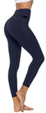 1 x RAW Customer Returns Persit Sport Leggings Women, Sports Pants Yoga Pants Sports Leggings Yoga Leggings for Women Running Pants Long Dark Navy Size 46 Manufacturer Size XL  - RRP €27.22