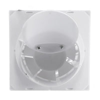 1 x RAW Customer Returns Bathroom Extractor Fan 15W air 152X97X102H mm Silent with integrated anti-mosquito valve, 180 m3 h, Ideal for bathroom kitchen toilet office - RRP €24.95