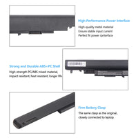 1 x RAW Customer Returns Oyomba HS03 HS04 Laptop Battery for HP 807957-001 807956-001 240 G4 245 G4 246 G4 250 G4 255 G4 256 G4 Pavilion 14 15 Laptop Battery, HSTNN-LB6V HSTNN-LB6U TPN-I119 TPN-I120 2800 mAh  - RRP €27.99