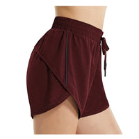 1 x RAW Customer Returns BALEAF swimming shorts women s UPF50 swimming trunks, quick-drying board shorts, UV protection, bikini shorts with pocket, swimming trunks with mesh, wine red, 3XL - RRP €28.22