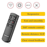 1 x RAW Customer Returns PHOLSY Wireless Remote Control Wireless RMT-P1BT Bluetooth Camera Remote Shutter Release Compatible with Sony a1, a6400, a6600, a6700, a7C, a7M3, a7M4, a7RM3, a7RM4, a7SM3, a9M2, RX0M2, RX100M7, ZV-1, ZV-E10 - RRP €41.72