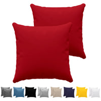 1 x RAW Customer Returns Dreamzie Pillowcases Set of 2 - Red - for Pillows 40 x 40 cm - 100 Jersey Cotton - Cotton Pillowcase - Bed Cushion Cover - Pillow Protector - RRP €10.07