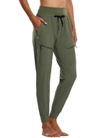 1 x RAW Customer Returns BALEAF Women s Cargo Jogging Pants 27 Lightweight Hiking Pants Breathable Quick-drying Workout Lounge Casual Outdoor Functional Pants Longer Version Green XS - RRP €37.3