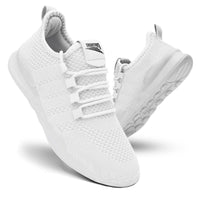 4 x Brand New AZSDXS Sports Shoes Men Lightweight Running Shoes Men Breathable Sneakers Men Sneakers White 45 - RRP €122.6