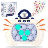 1 x RAW Customer Returns Quick Push Bubble Game for Kids Adults, Mini Handheld Fast Speed Push Game, Relieving Stress Pop Fidget Game Toys for Boys, Girls, Teens Astronaut  - RRP €14.99