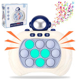 1 x RAW Customer Returns Quick Push Bubble Game for Kids Adults, Mini Handheld Fast Speed Push Game, Relieving Stress Pop Fidget Game Toys for Boys, Girls, Teens Astronaut  - RRP €14.99