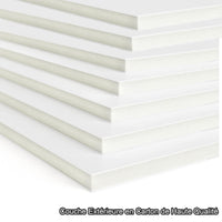 1 x RAW Customer Returns SHANQIAN Pack of 20 hard foam boards A4, 300 x 210 x 5 mm Cathedral foam board Hard foam board 5 mm Cathedral foam board for architectural models, art exhibitions and packaging etc - white - RRP €25.99