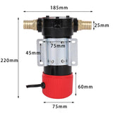 1 x RAW Customer Returns KATSU Diesel Transfer Pump, 175Watt 12V DC Self-Priming, Portable, Heating Oil for Tractors Caravans Construction Machinery 482113 - RRP €45.0