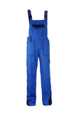 1 x RAW Customer Returns Prisma work dungarees for men with multifunctional and knee pockets - dungarees for men long ripstop royal blue EU50 - RRP €47.15