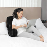 1 x RAW Customer Returns SLIGUY Reading Pillows with Lumbar Support and Armchairs Portable Reading Pillows Cold Seating Sofa for Bed Armchair Sofa for Couch Read Watch TV, Black - RRP €56.4