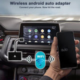 1 x RAW Customer Returns Wireless Car Adapter, for Car System Radios, Car Radio with Wired Android Auto, Compatible with Android 11 and Above Black  - RRP €47.1