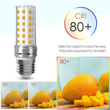 1 x RAW Customer Returns E27 LED warm white 12W corn bulb lamps 3000K 1450LM replaces incandescent bulbs 100W, Edison screw corn cob energy saving lamp bulbs candle light bulb not dimmable - pack of 4 - RRP €18.14