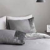 3 x Brand New RAJEGAR 3 Piece Crushed Velvet Bedding Set with Duvet Cover and 2 Pillowcases, Solid Color - RRP €89.97